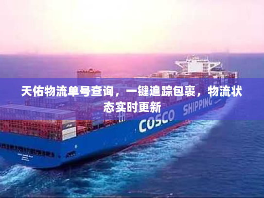 天佑物流单号查询,一键追踪包裹,物流状态实时更新 天佑物流单号查询,一键追踪包裹,物流状态实时更新