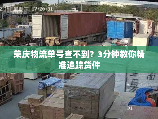 荣庆物流单号查不到？3分钟教你精准追踪货件