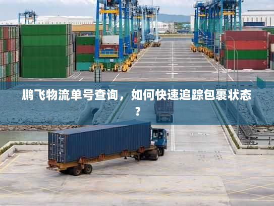 鹏飞物流单号查询，如何快速追踪包裹状态？