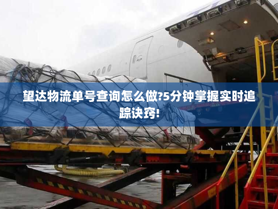 望达物流单号查询怎么做?5分钟掌握实时追踪诀窍! 望达物流单号查询怎么做?5分钟掌握实时追踪诀窍!