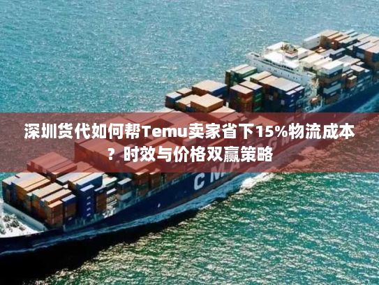 深圳货代如何帮Temu卖家省下15%物流成本？时效与价格双赢策略