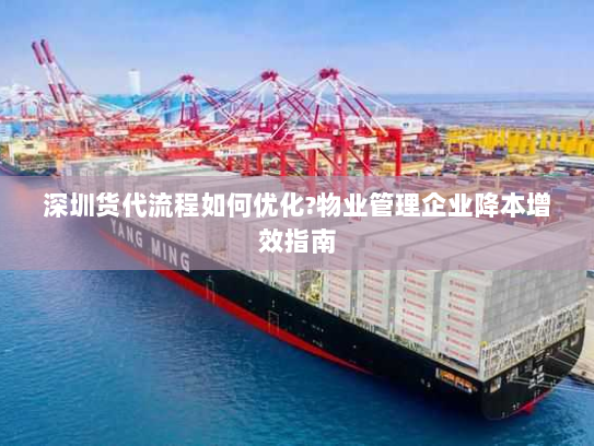 深圳货代流程如何优化?物业管理企业降本增效指南 深圳货代流程如何优化?物业管理企业降本增效指南