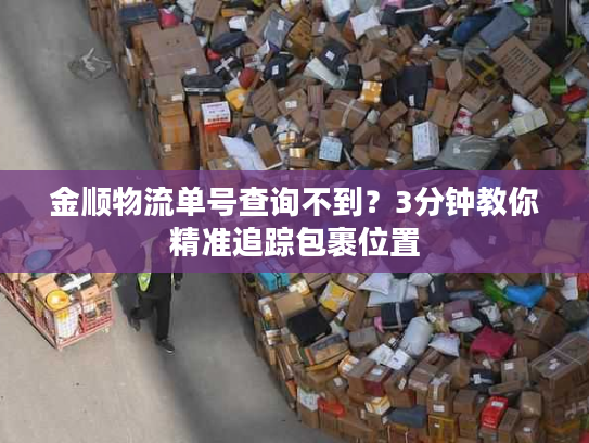 金顺物流单号查询不到？3分钟教你精准追踪包裹位置