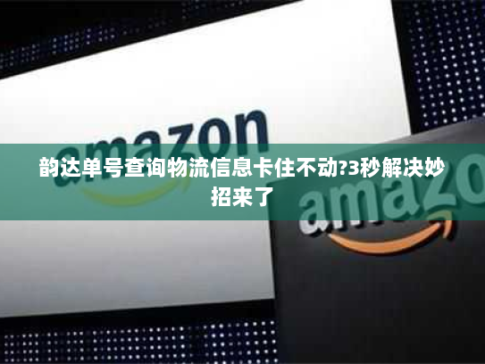 韵达单号查询物流信息卡住不动?3秒解决妙招来了