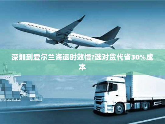 深圳到爱尔兰海运时效慢?选对货代省30%成本 深圳到爱尔兰海运时效慢?选对货代省30%成本