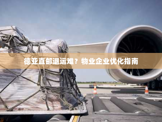 德亚直邮退运难?物业企业优化指南 德亚直邮退运难?物业企业优化指南