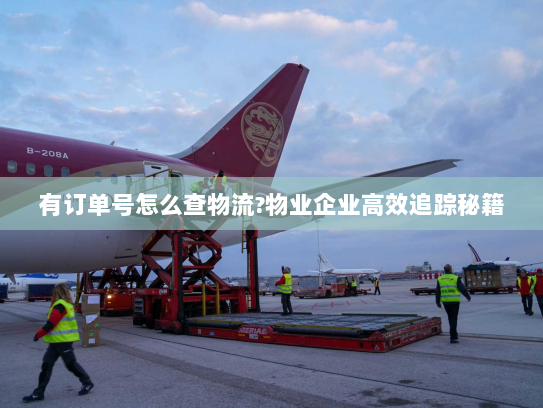 有订单号怎么查物流?物业企业高效追踪秘籍