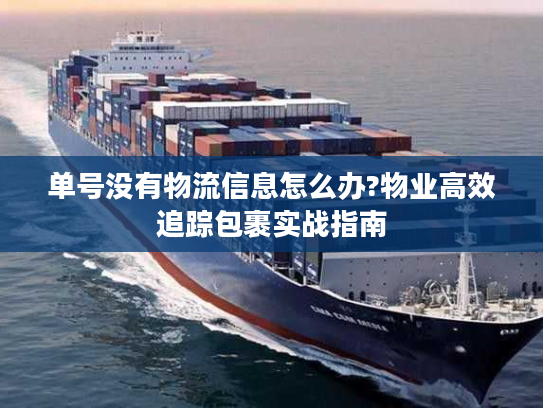 单号没有物流信息怎么办?物业高效追踪包裹实战指南