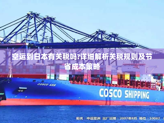 空运到日本有关税吗?详细解析关税规则及节省成本策略 空运到日本有关税吗?详细解析关税规则及节省成本策略