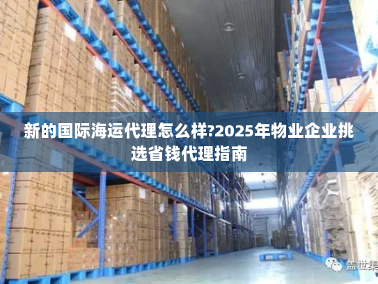 新的国际海运代理怎么样?2025年物业企业挑选省钱代理指南