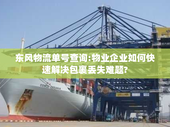 东风物流单号查询:物业企业如何快速解决包裹丢失难题?