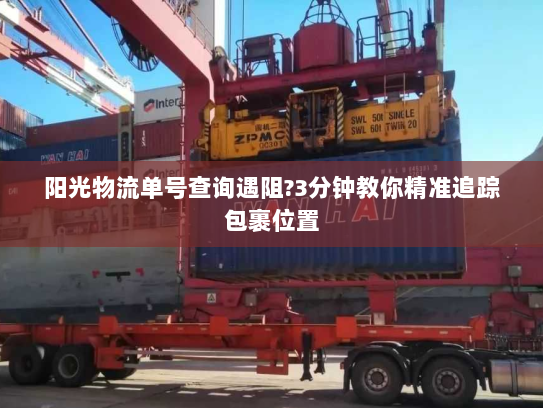 阳光物流单号查询遇阻?3分钟教你精准追踪包裹位置 阳光物流单号查询遇阻?3分钟教你精准追踪包裹位置