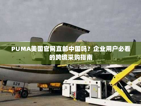 PUMA美国官网直邮中国吗?企业用户必看的跨境采购指南 PUMA美国官网直邮中国吗?企业用户必看的跨境采购指南