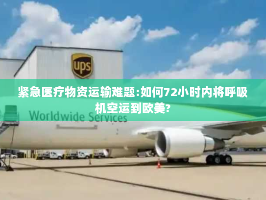 紧急医疗物资运输难题:如何72小时内将呼吸机空运到欧美?