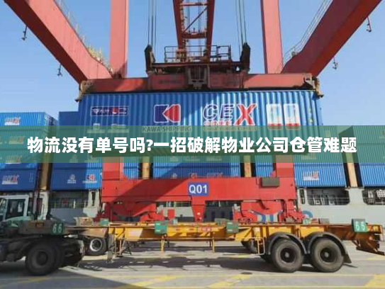 物流没有单号吗?一招破解物业公司仓管难题 物流没有单号吗?一招破解物业公司仓管难题