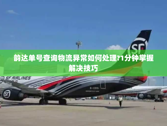 韵达单号查询物流异常如何处理?1分钟掌握解决技巧