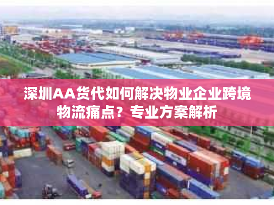 深圳AA货代如何解决物业企业跨境物流痛点？专业方案解析