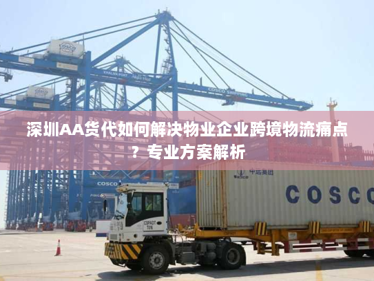 深圳AA货代如何解决物业企业跨境物流痛点?专业方案解析 深圳AA货代如何解决物业企业跨境物流痛点?专业方案解析