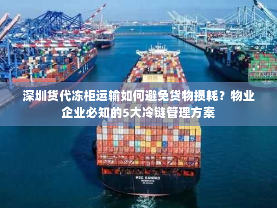 深圳货代冻柜运输如何避免货物损耗?物业企业必知的5大冷链管理方案 深圳货代冻柜运输如何避免货物损耗?物业企业必知的5大冷链管理方案