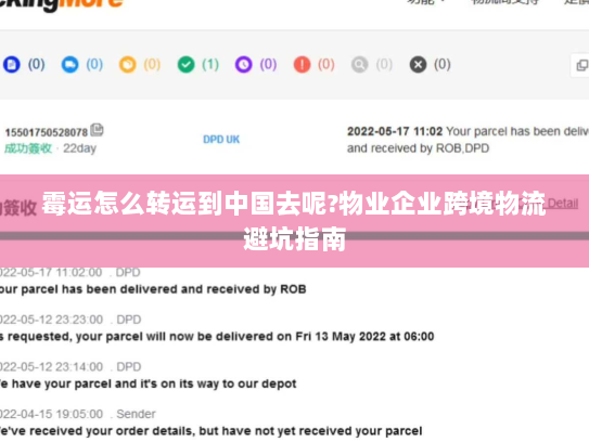 霉运怎么转运到中国去呢?物业企业跨境物流避坑指南 霉运怎么转运到中国去呢?物业企业跨境物流避坑指南