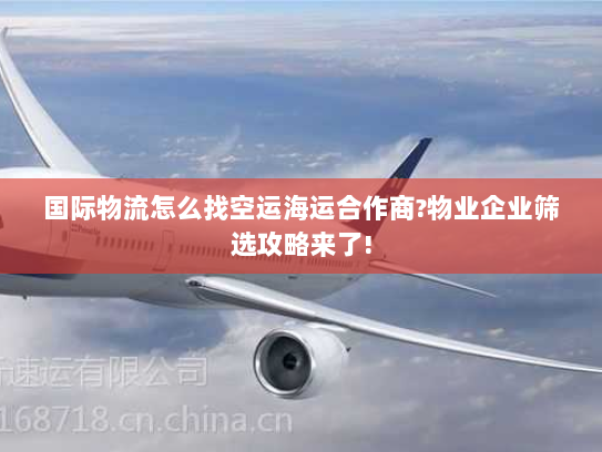 国际物流怎么找空运海运合作商?物业企业筛选攻略来了! 国际物流怎么找空运海运合作商?物业企业筛选攻略来了!