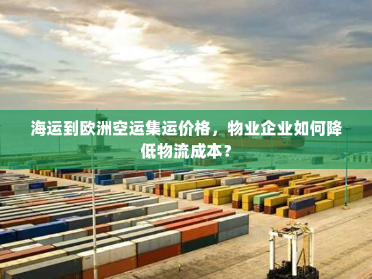 海运到欧洲空运集运价格,物业企业如何降低物流成本? 海运到欧洲空运集运价格,物业企业如何降低物流成本?