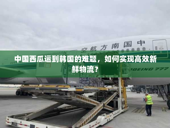 中国西瓜运到韩国的难题,如何实现高效新鲜物流? 中国西瓜运到韩国的难题,如何实现高效新鲜物流?