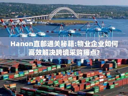 Hanon直邮通关秘籍:物业企业如何高效解决跨境采购痛点?