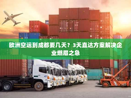 欧洲空运到成都要几天?3天直达方案解决企业燃眉之急 欧洲空运到成都要几天?3天直达方案解决企业燃眉之急