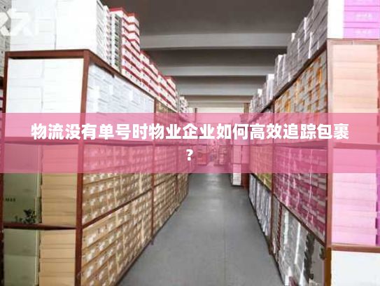 物流没有单号时物业企业如何高效追踪包裹?