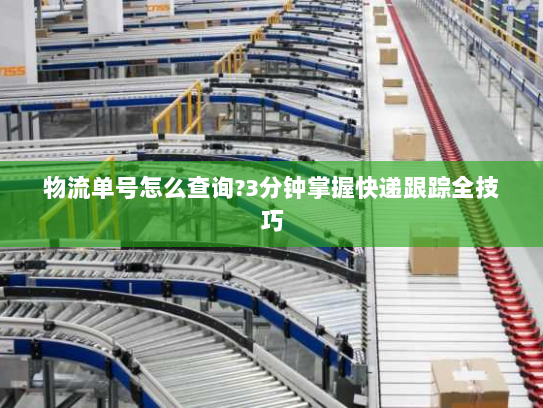 物流单号怎么查询?3分钟掌握快递跟踪全技巧 物流单号怎么查询?3分钟掌握快递跟踪全技巧