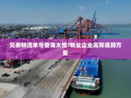 兄弟物流单号查询太慢?物业企业高效追踪方案 兄弟物流单号查询太慢?物业企业高效追踪方案