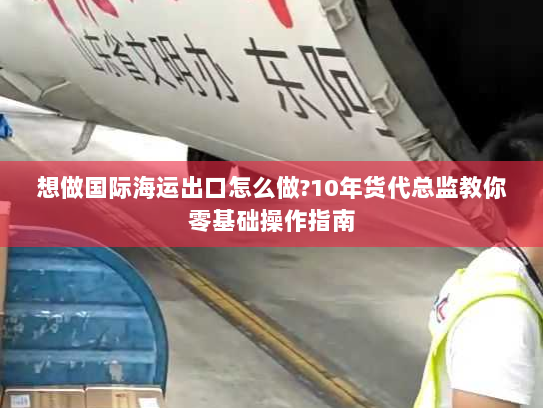 想做国际海运出口怎么做?10年货代总监教你零基础操作指南