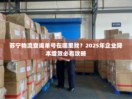 苏宁物流查询单号在哪里找？2025年企业降本增效必看攻略