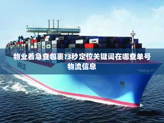 物业着急查包裹?3秒定位关键词在哪查单号物流信息 物业着急查包裹?3秒定位关键词在哪查单号物流信息