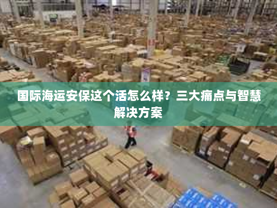 国际海运安保这个活怎么样?三大痛点与智慧解决方案 国际海运安保这个活怎么样?三大痛点与智慧解决方案