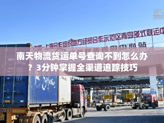 南天物流货运单号查询不到怎么办？3分钟掌握全渠道追踪技巧