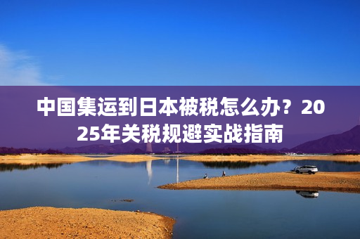 中国集运到日本被税怎么办？2025年关税规避实战指南