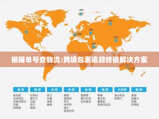 根据单号查物流:跨境包裹追踪终极解决方案 根据单号查物流:跨境包裹追踪终极解决方案