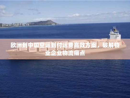 欧洲到中国空运到付运费高效方案,破解物业企业物流痛点 欧洲到中国空运到付运费高效方案,破解物业企业物流痛点