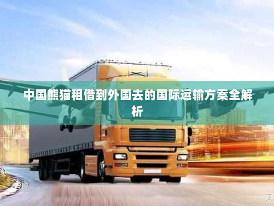 中国熊猫租借到外国去的国际运输方案全解析