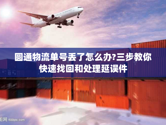 圆通物流单号丢了怎么办?三步教你快速找回和处理延误件