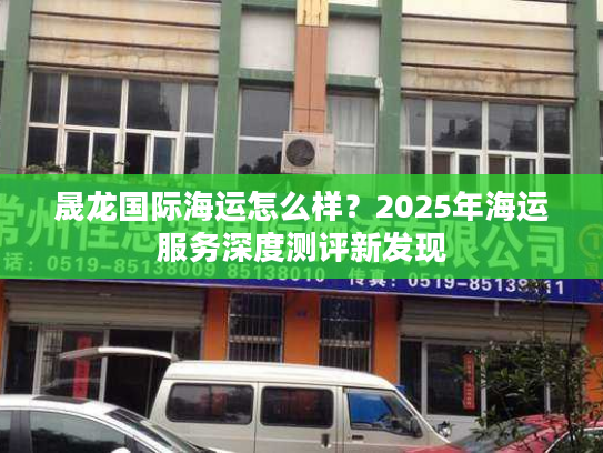 晟龙国际海运怎么样？2025年海运服务深度测评新发现