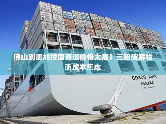 佛山到孟加拉国海运价格太高？三招破解物流成本焦虑