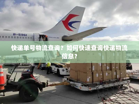 快递单号物流查询?如何快速查询快递物流信息? 快递单号物流查询?如何快速查询快递物流信息?