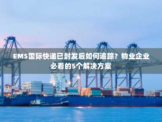 EMS国际快递已封发后如何追踪?物业企业必看的5个解决方案 EMS国际快递已封发后如何追踪?物业企业必看的5个解决方案