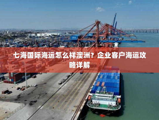 七海国际海运怎么样澳洲？企业客户海运攻略详解