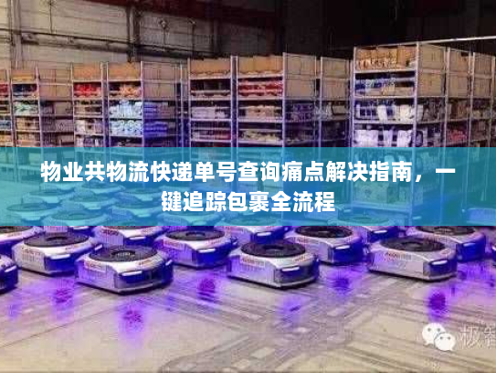 物业共物流快递单号查询痛点解决指南,一键追踪包裹全流程 物业共物流快递单号查询痛点解决指南,一键追踪包裹全流程