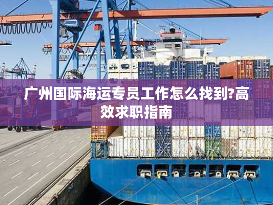 广州国际海运专员工作怎么找到?高效求职指南