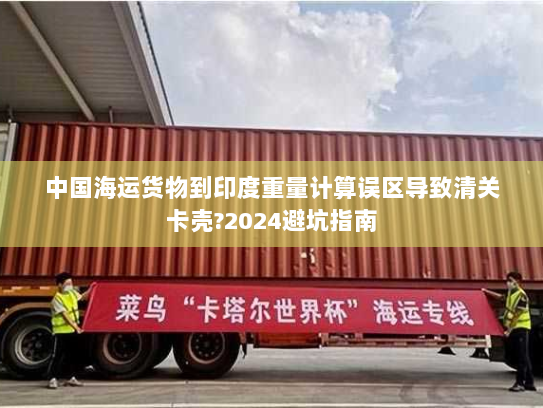 中国海运货物到印度重量计算误区导致清关卡壳?2024避坑指南 中国海运货物到印度重量计算误区导致清关卡壳?2024避坑指南